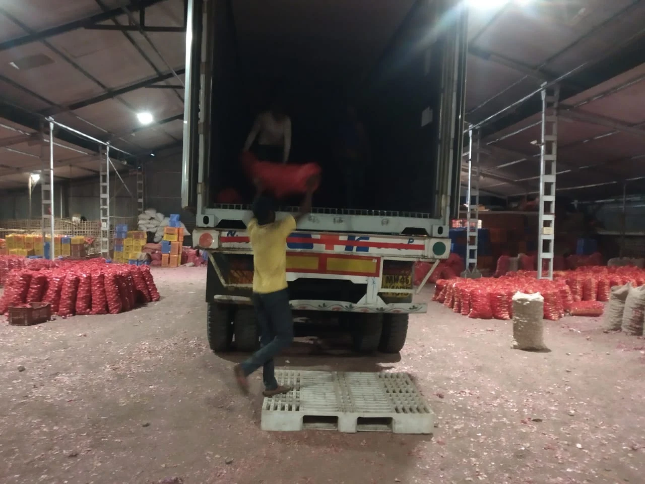 Warehouse loading activity